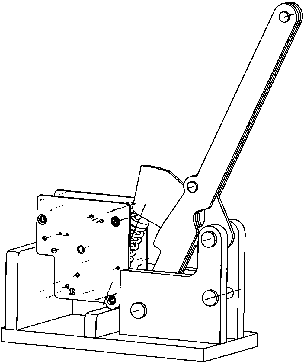 Assembly method for main spring pressing-in device