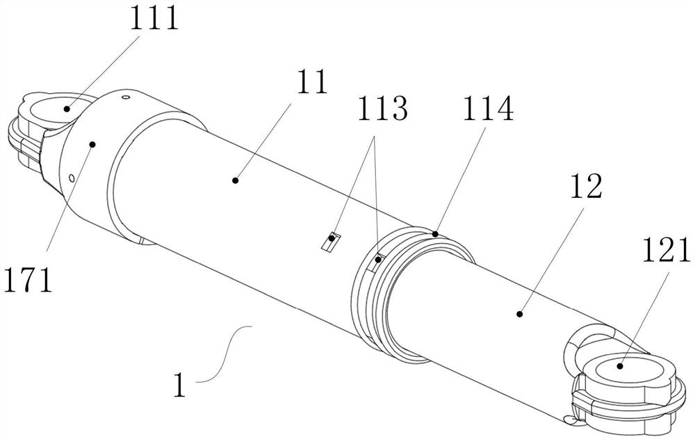 Shock absorber and laundry treating device including same