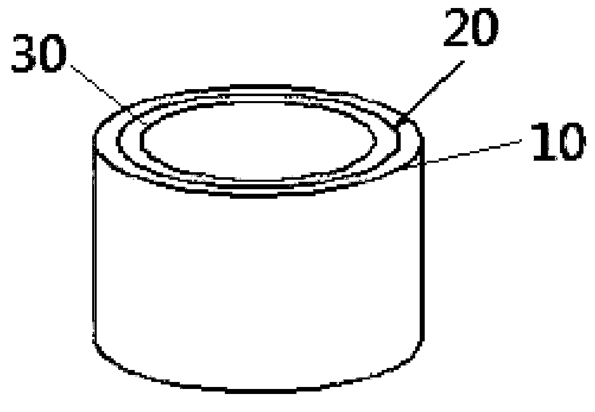 Composite copper bush and preparation method thereof