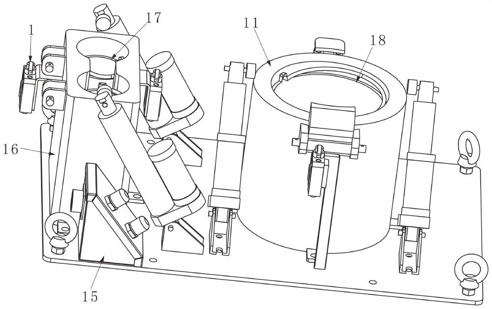 Nuclear biochemical sampling device and sampling method