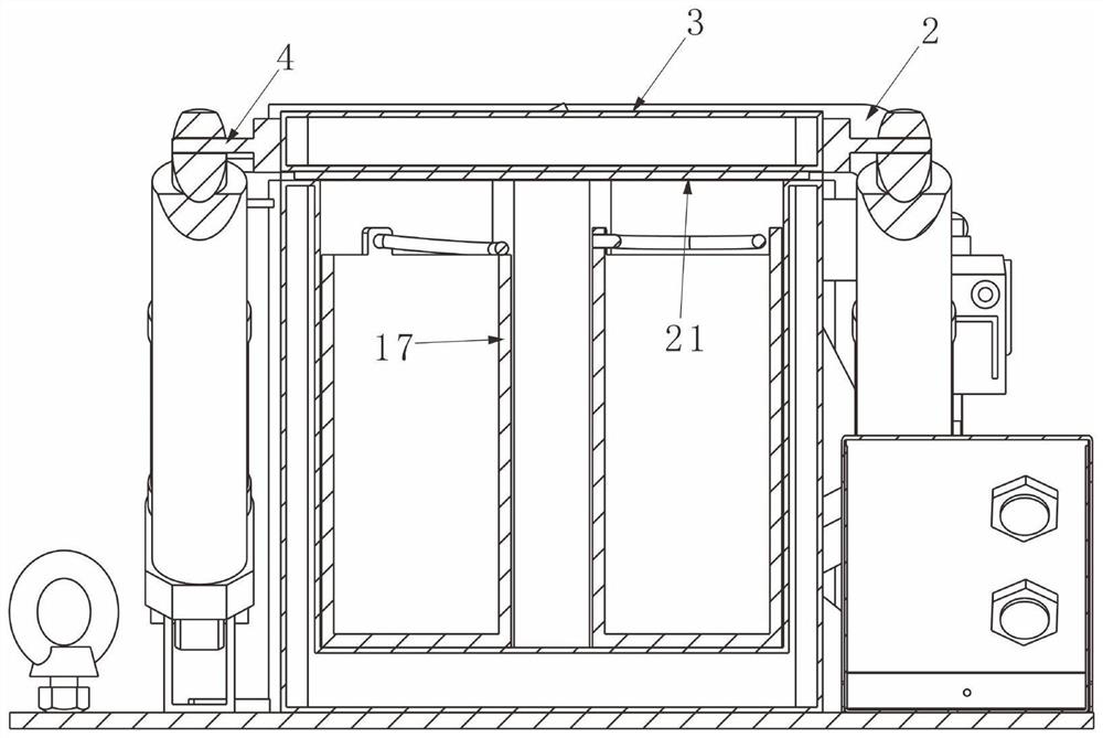 Nuclear biochemical sampling device and sampling method