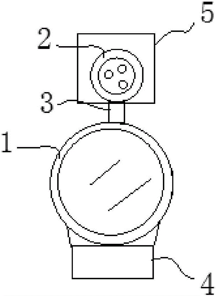 Explosion-proof detector having dust detection function