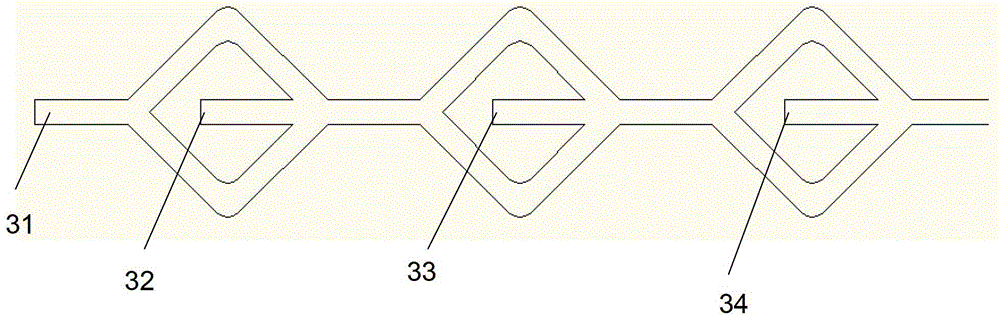 Micro-mixing detecting chip