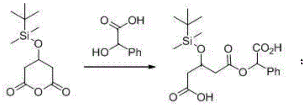 Method for synthesizing intermediate through statins