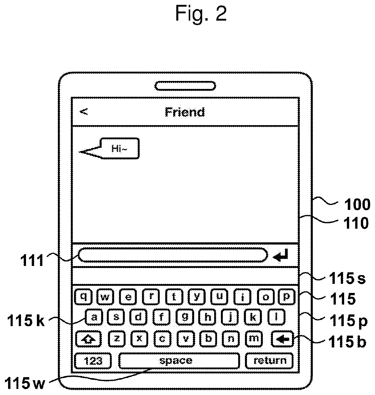 Device and method for inputting characters