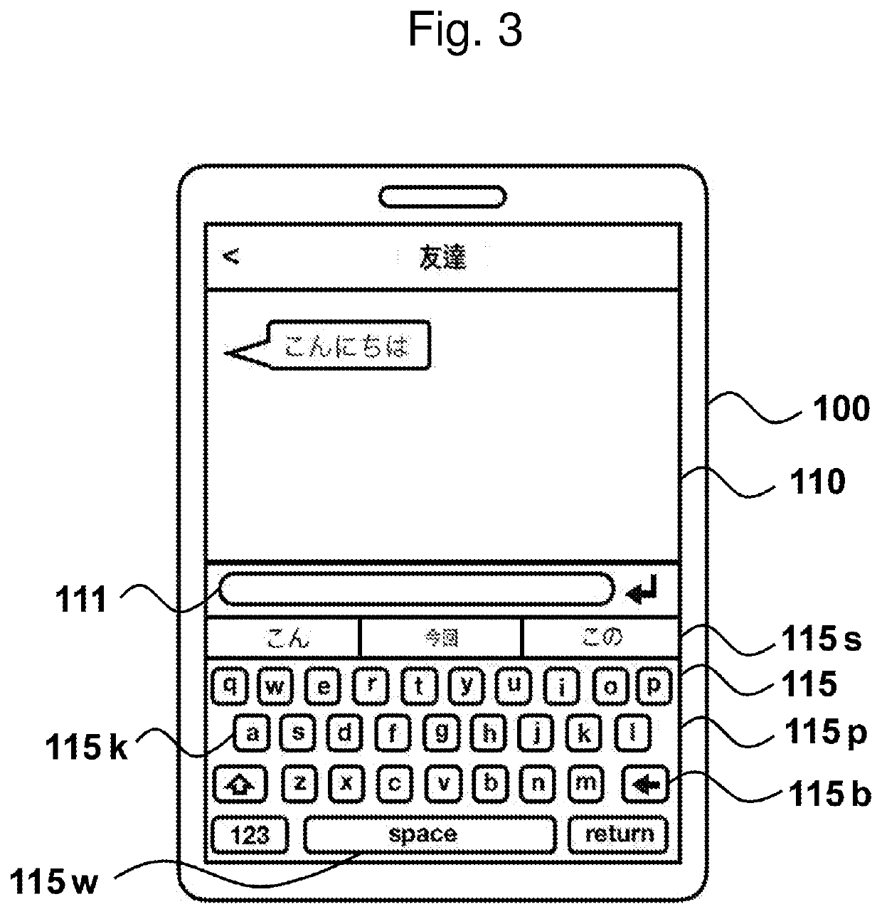 Device and method for inputting characters