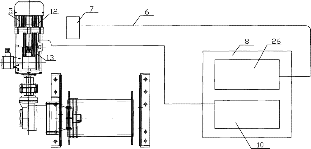 Full-automatic winch take-up system