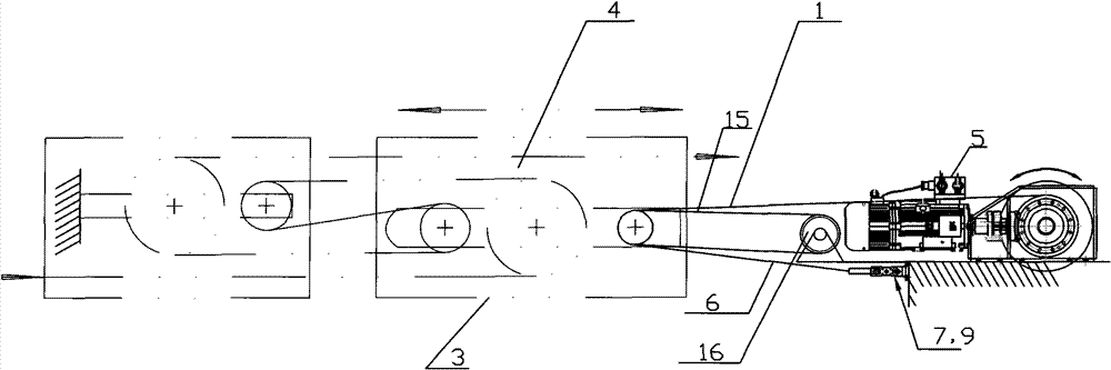 Full-automatic winch take-up system