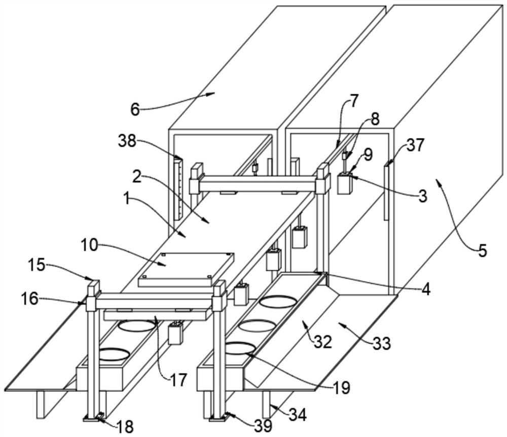 Energy-saving reversing mechanism of assembly line