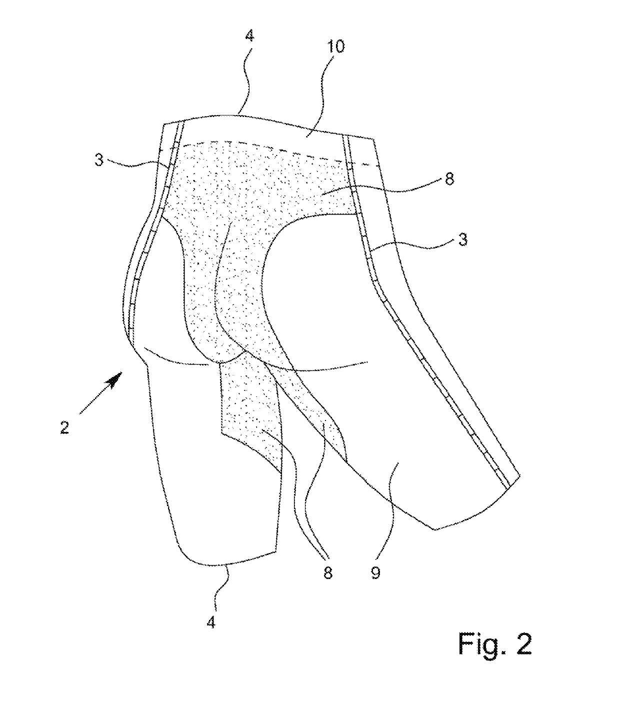 Protective clothing unit and use thereof