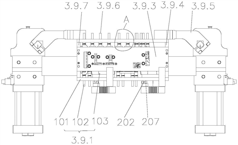 Welding positioning system and laser welding equipment for casting outer wrapping part