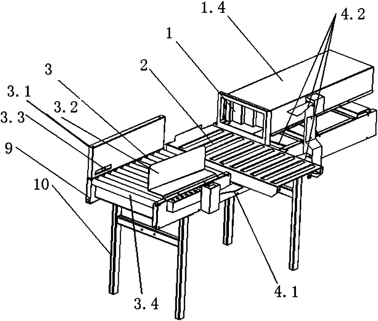 Operation platform used for assisting in sorting, and operation method