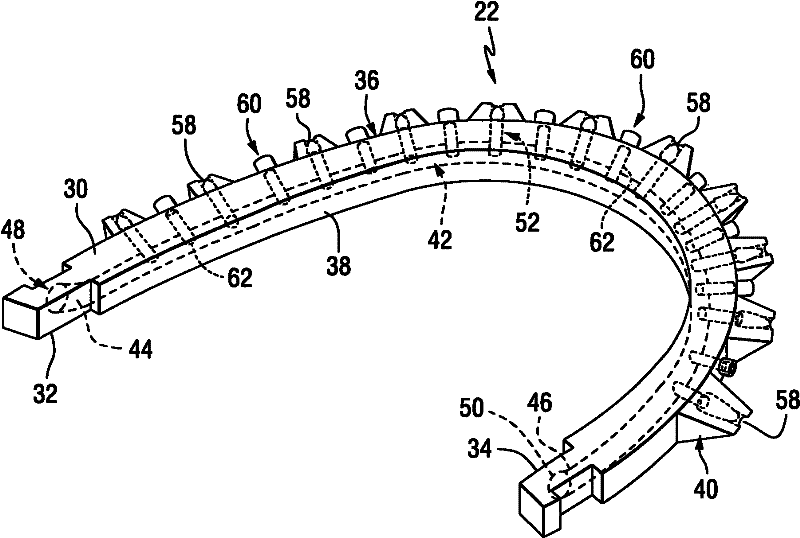 Core breaker with dust suppression system