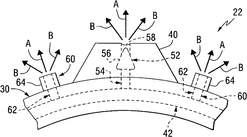 Core breaker with dust suppression system