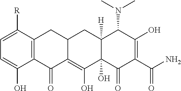 Novel nitration of tetracyclines
