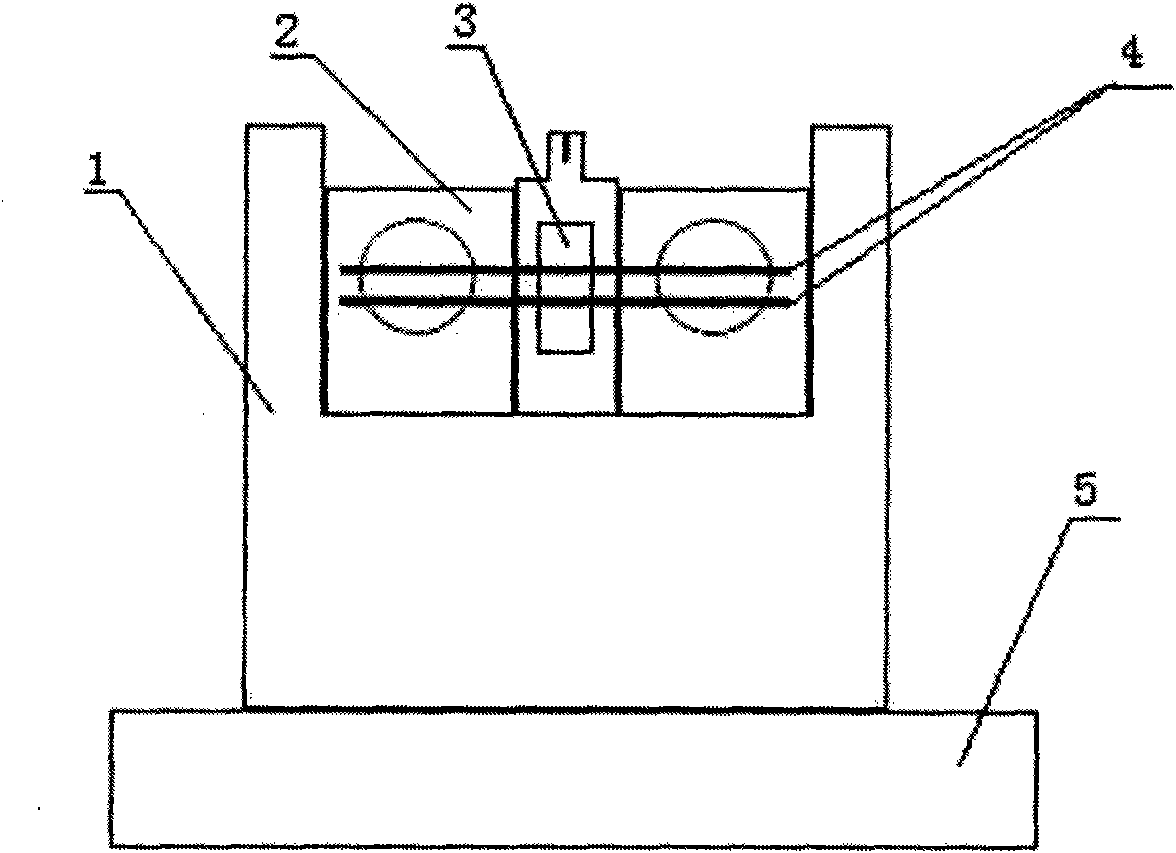 Strain measurement method based on light transmission measuring technology and device thereof