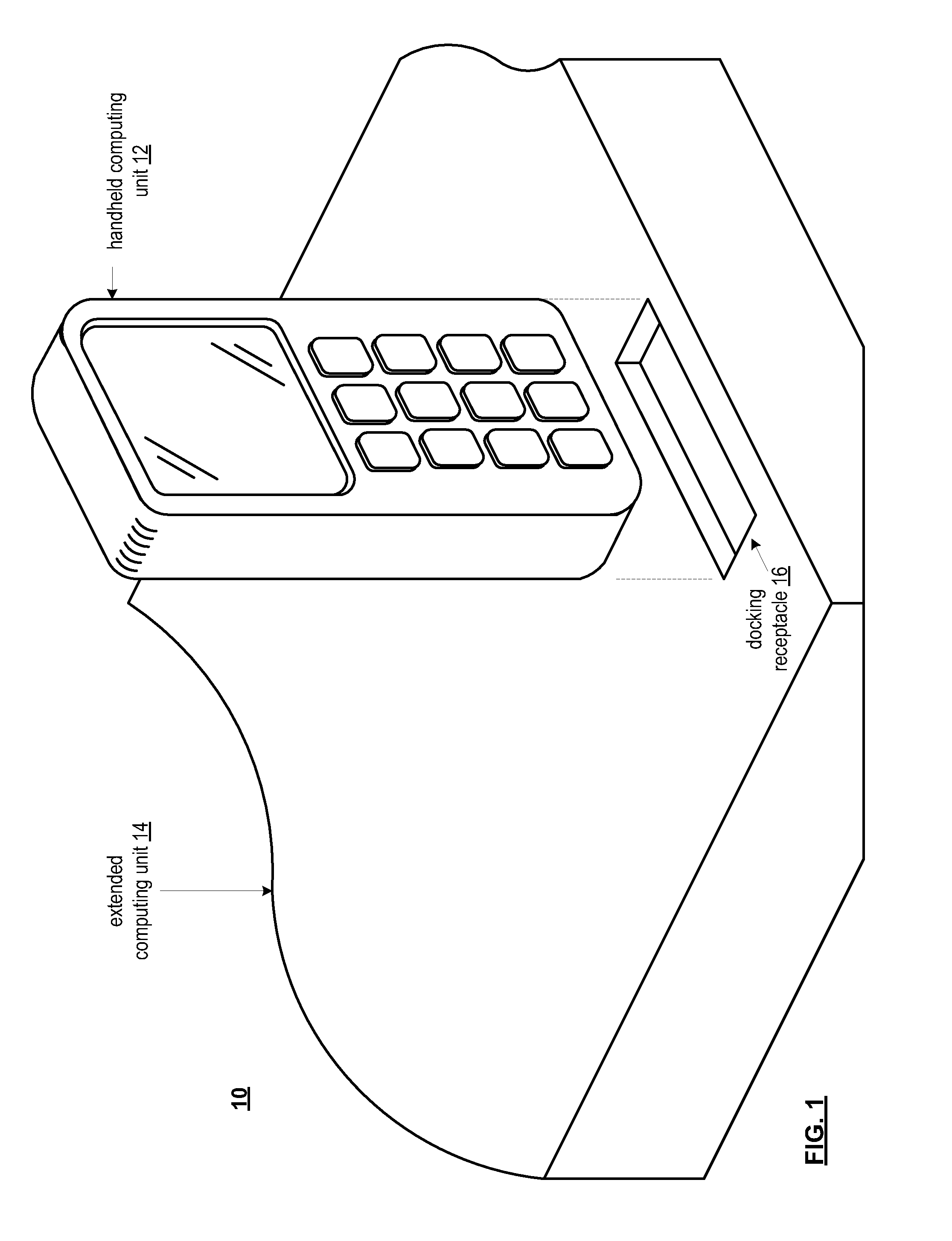BIOS for a computing device with handheld and extended computing units