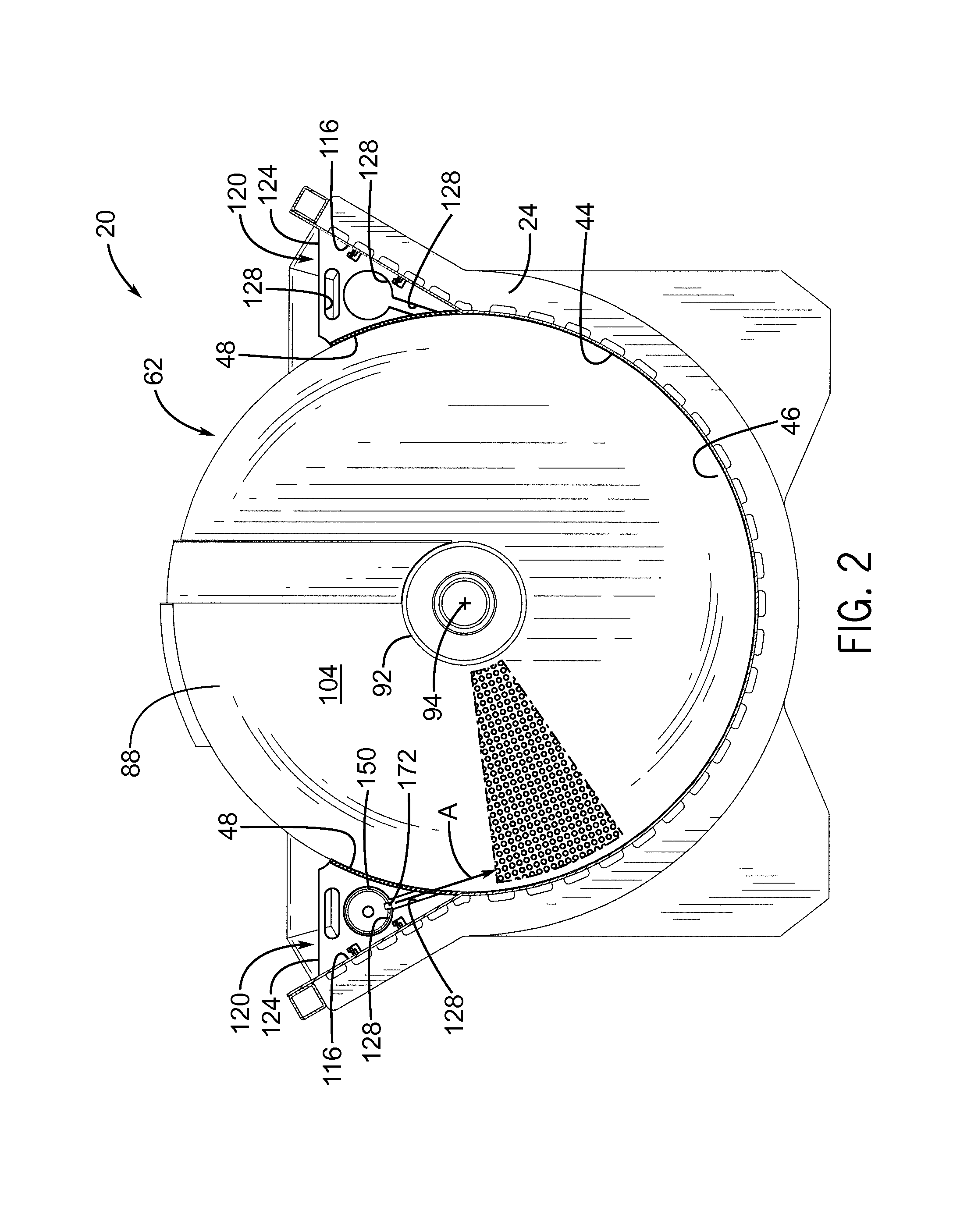 Rotary screw blancher with fluid passage and fluid agitation