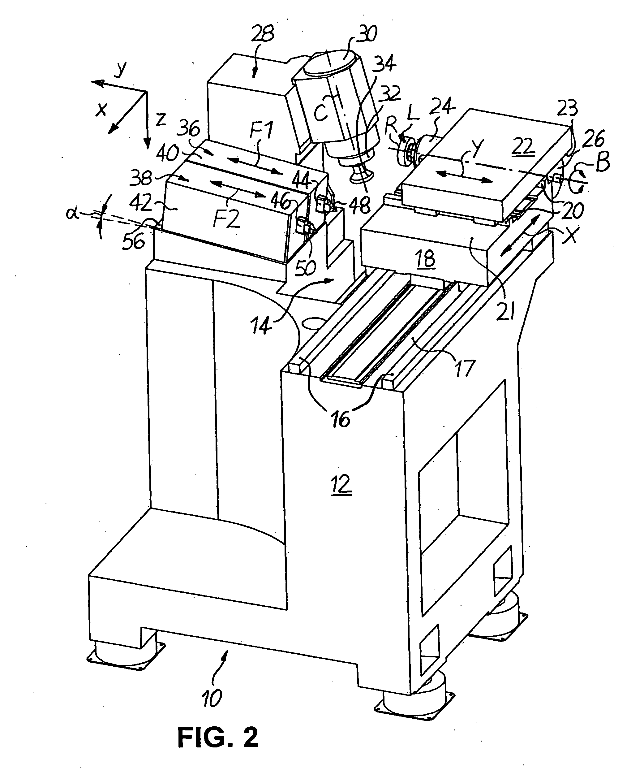 Machine for machining optical workpieces, in particular plastic spectacle lenses