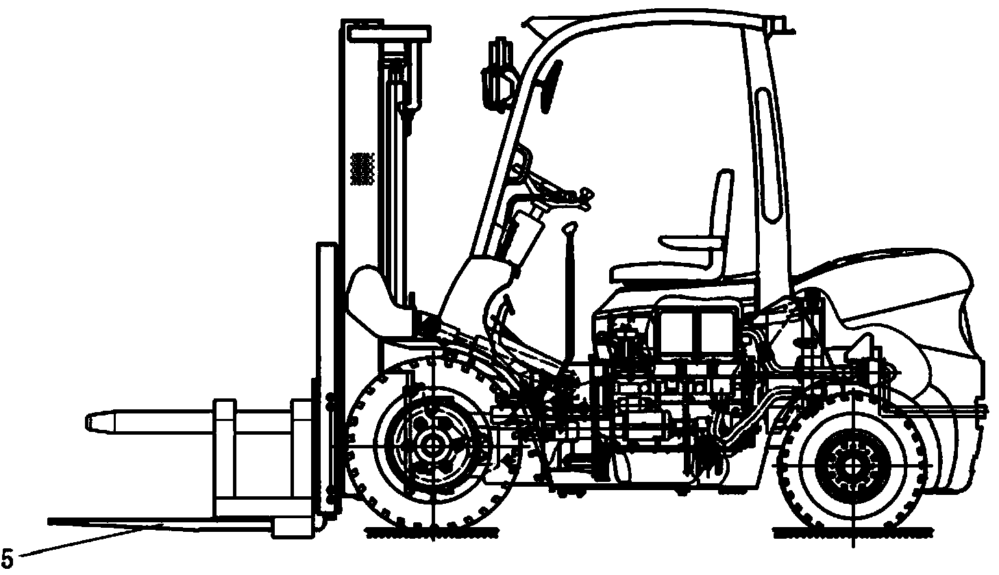 Quick truck loading auxiliary tool for right three-wheeled motorcycle transportation