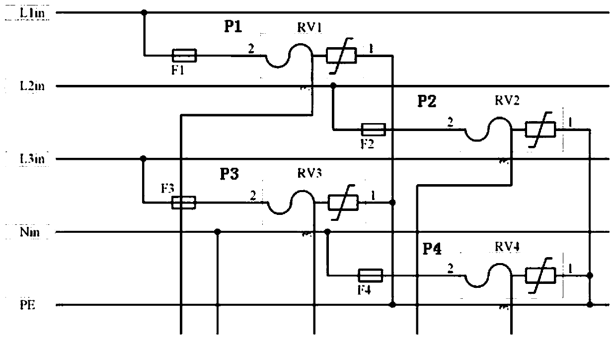 Strong electromagnetic pulse multi-level protection device