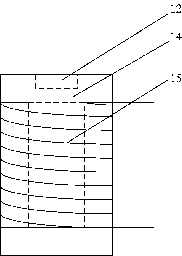 A transformer suspension discharge simulation device