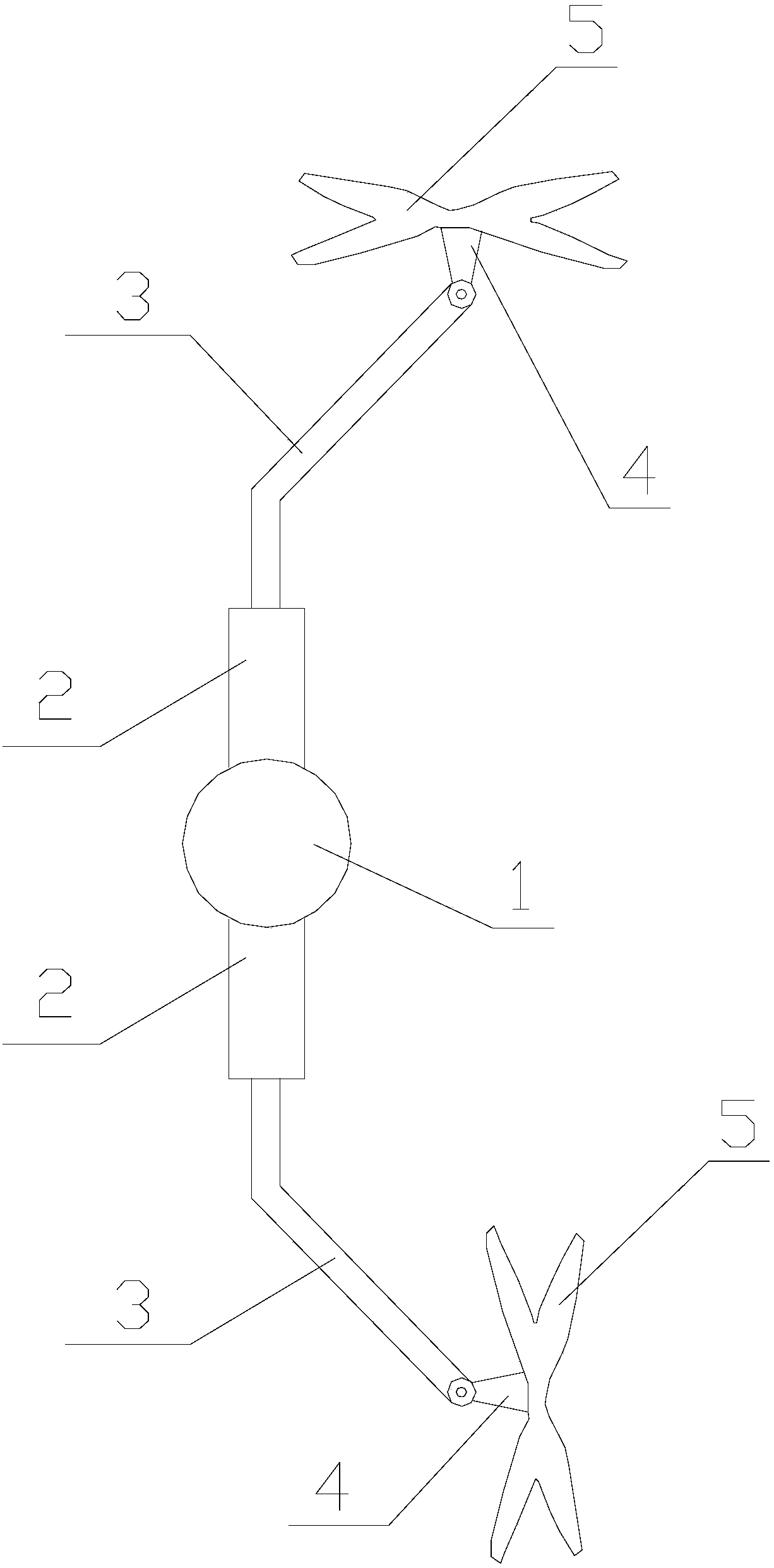 Four-shaft rotorcraft balance remediation device