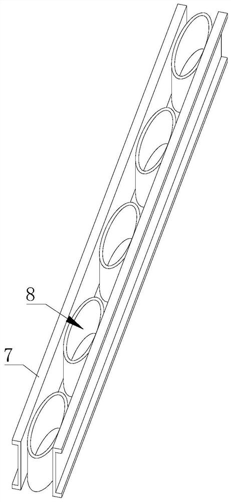 Ground stone installation expansion joint metal strip