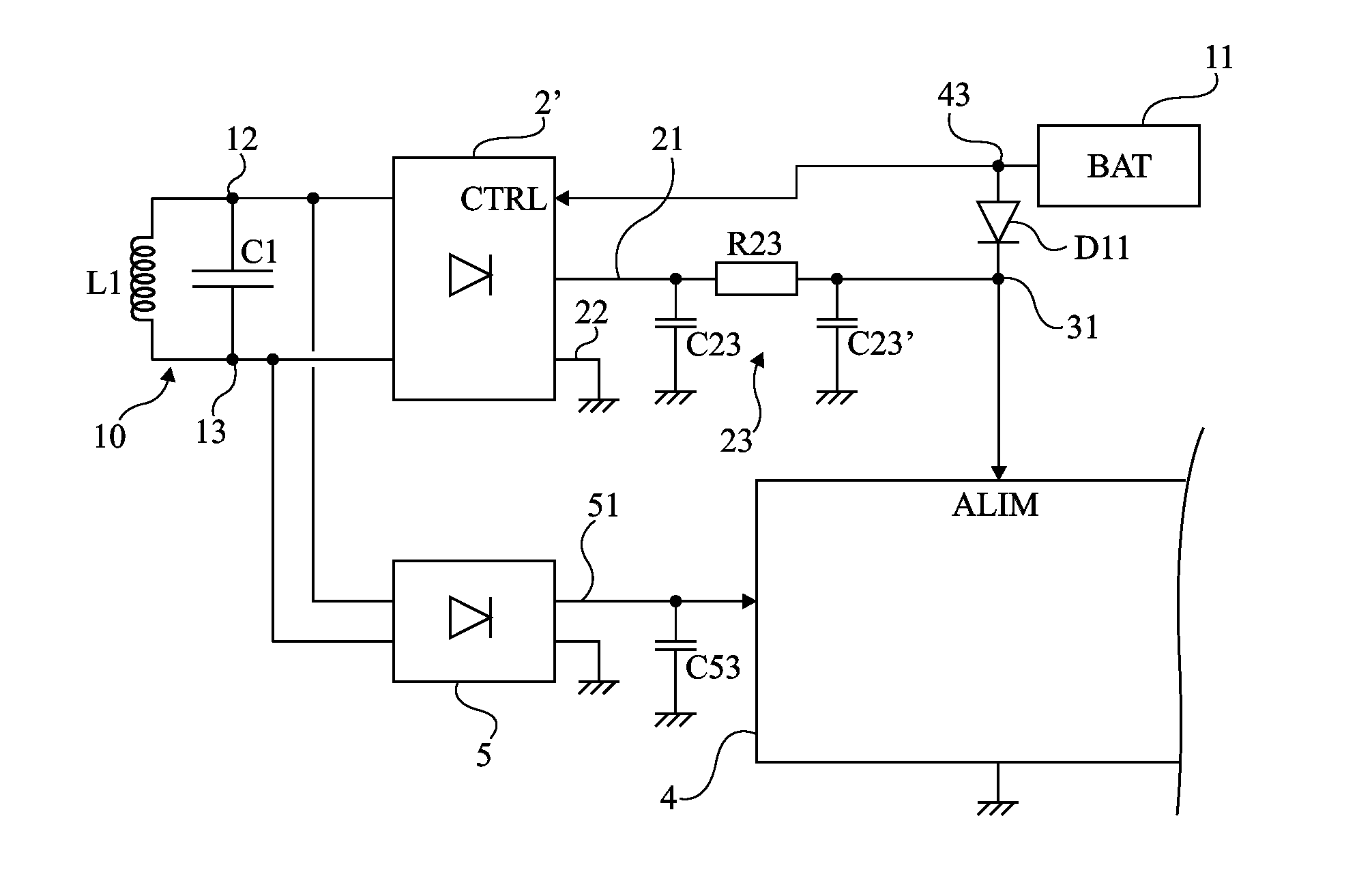 Power management in an electromagnetic transponder