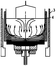 A resistance heater for a single crystal furnace and a method for preparing a silicon single crystal using the resistance heater