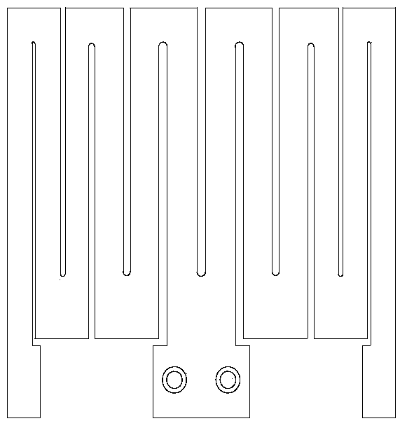 A resistance heater for a single crystal furnace and a method for preparing a silicon single crystal using the resistance heater