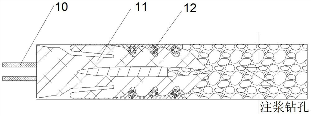 Rapid construction method of high-gas or coal and gas outburst coal seam stope face crossheading