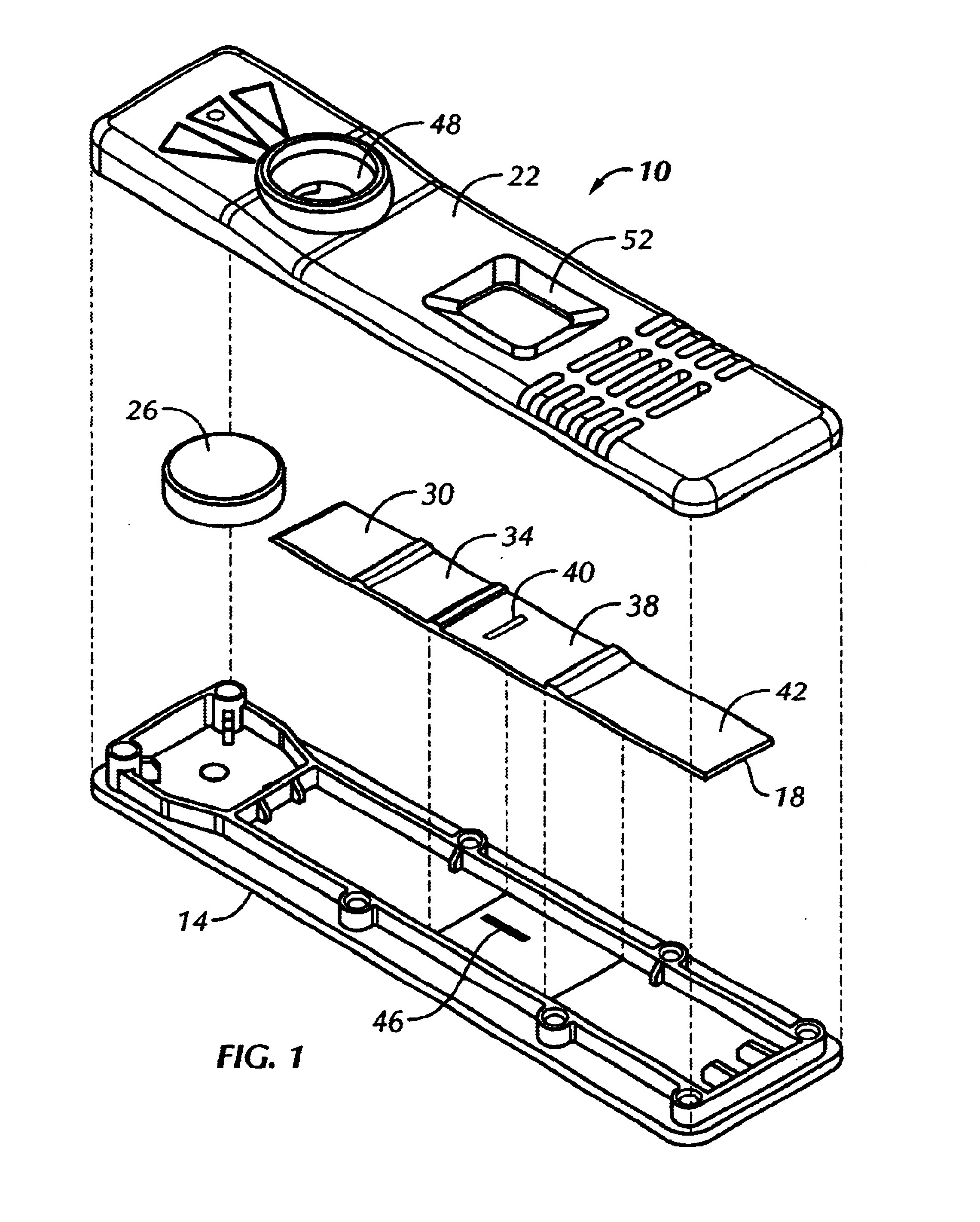 Method for adding an apparent non-signal line to a lateral flow assay