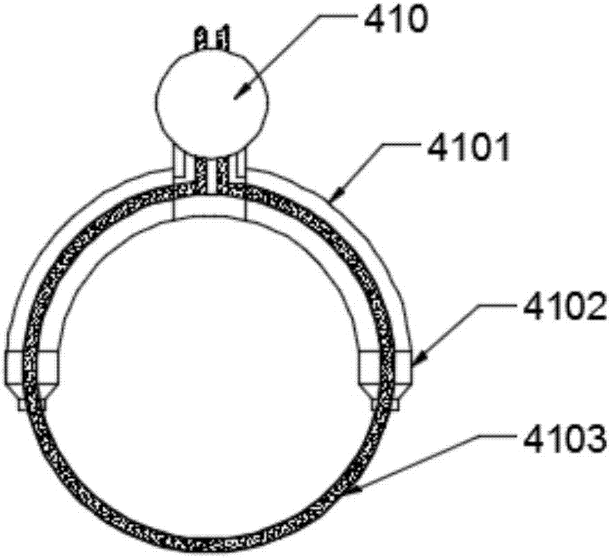 Cable head plugging out device used for ring main unit