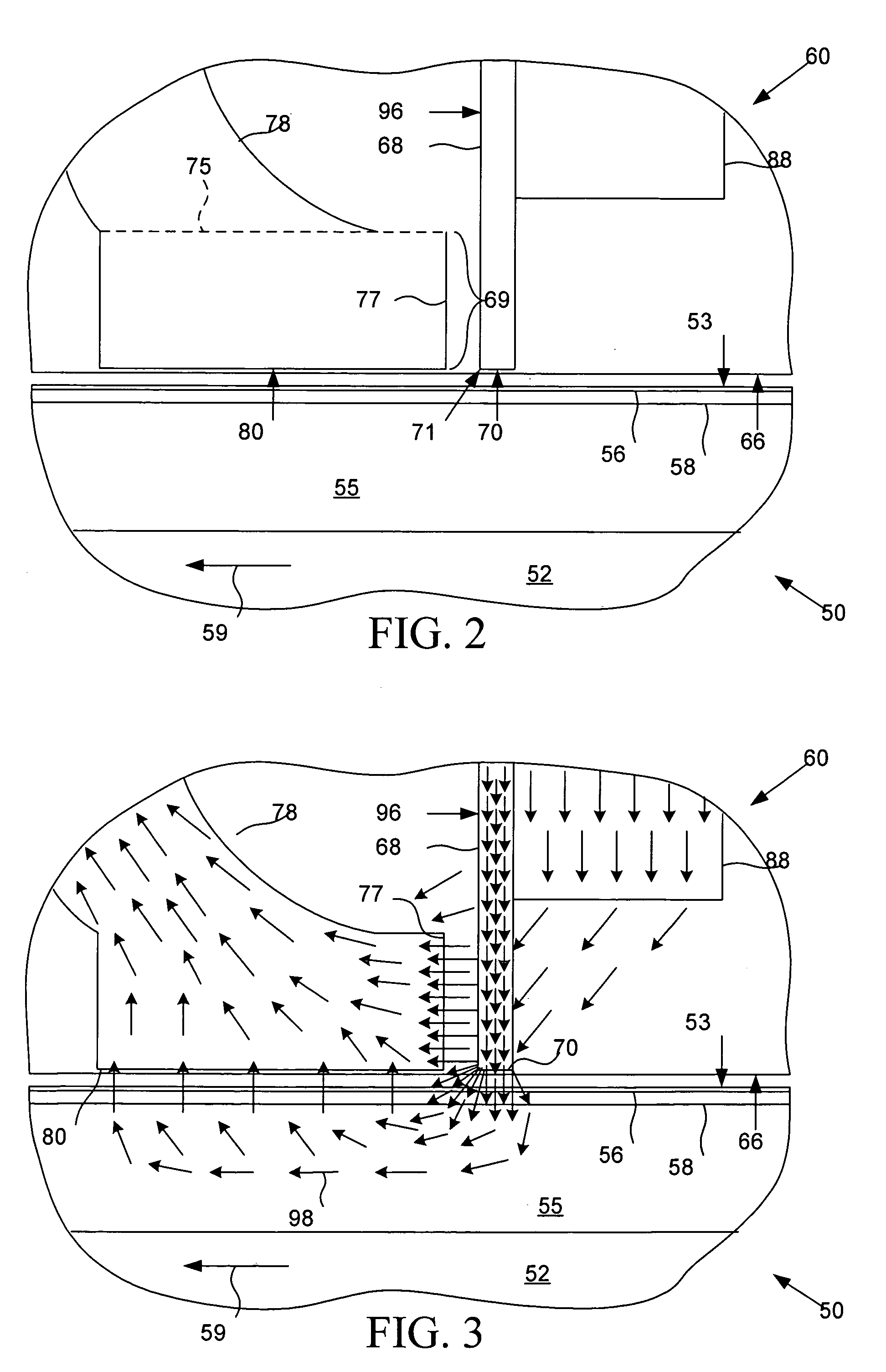 Magnetic head for perpendicular recording with magnetic loop providing non-perpendicular write field