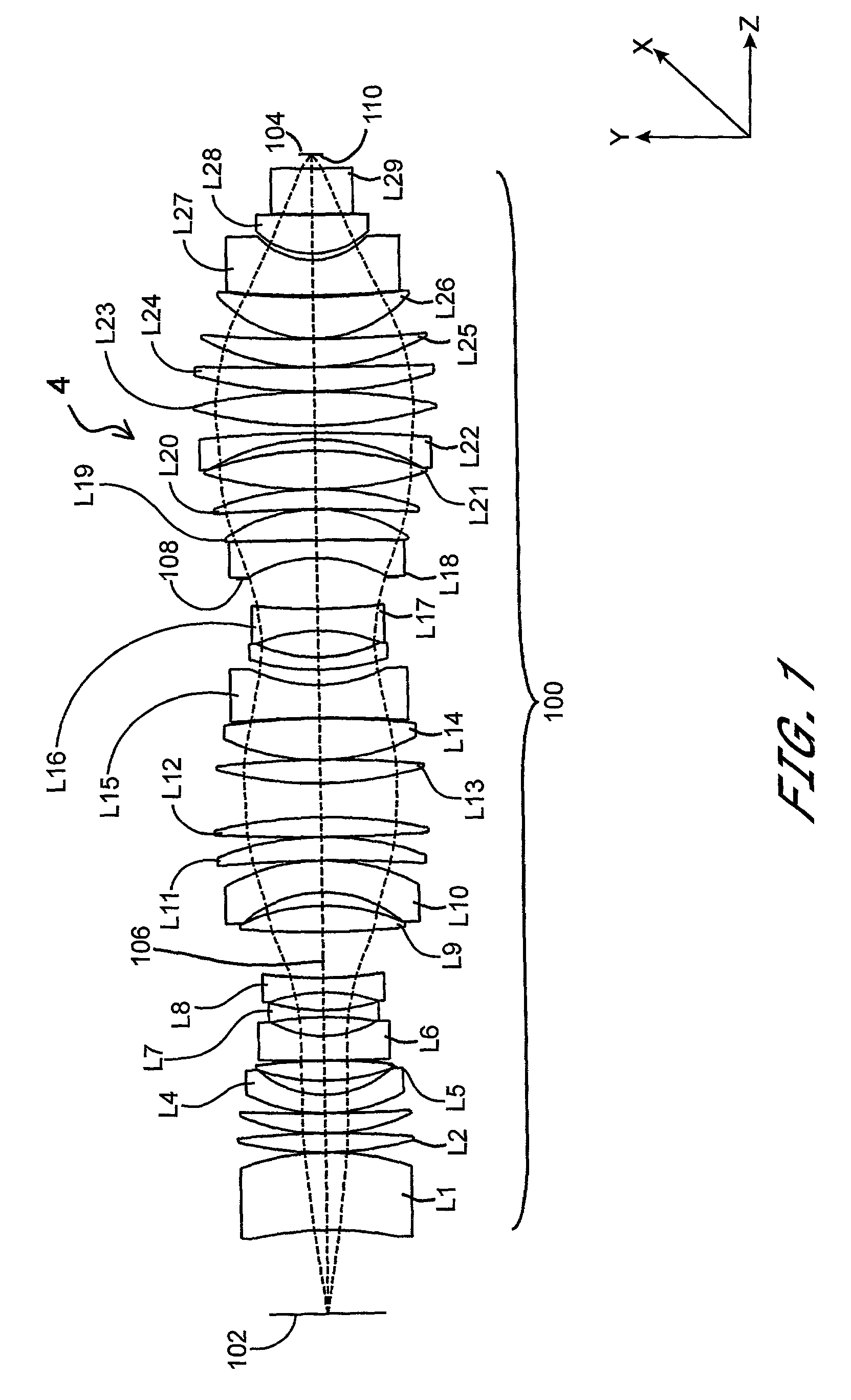 Structures and methods for reducing aberration in optical systems