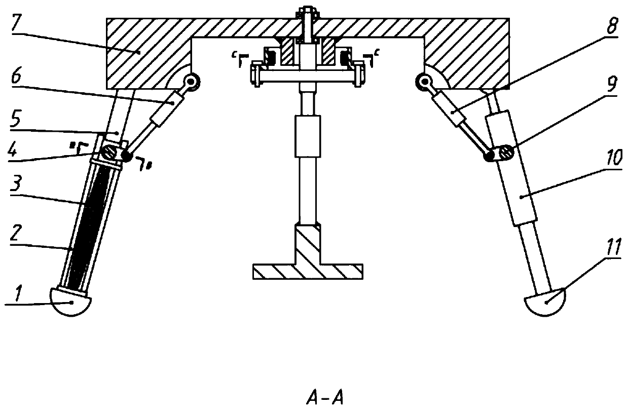 Steering device and quadruped robot comprising the same