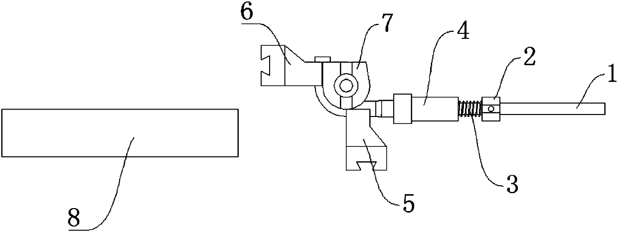 Full-automatic pipe bending structure capable of reducing connecting pipe opening deformation quantity during pipe bending