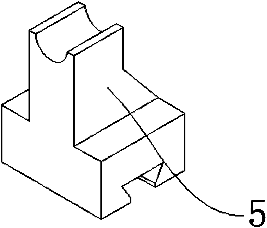 Full-automatic pipe bending structure capable of reducing connecting pipe opening deformation quantity during pipe bending