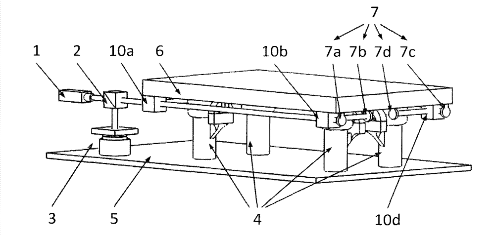 Air spring vibration isolation platform based on maglev zero reference and laser self-collimating measurement