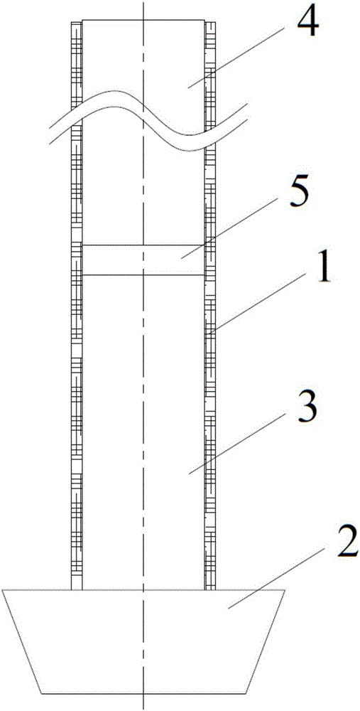 A growing frame of a pothos cultivating utensil