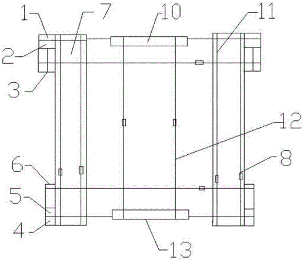 Rapid glass packaging and unpackaging box and packaging method