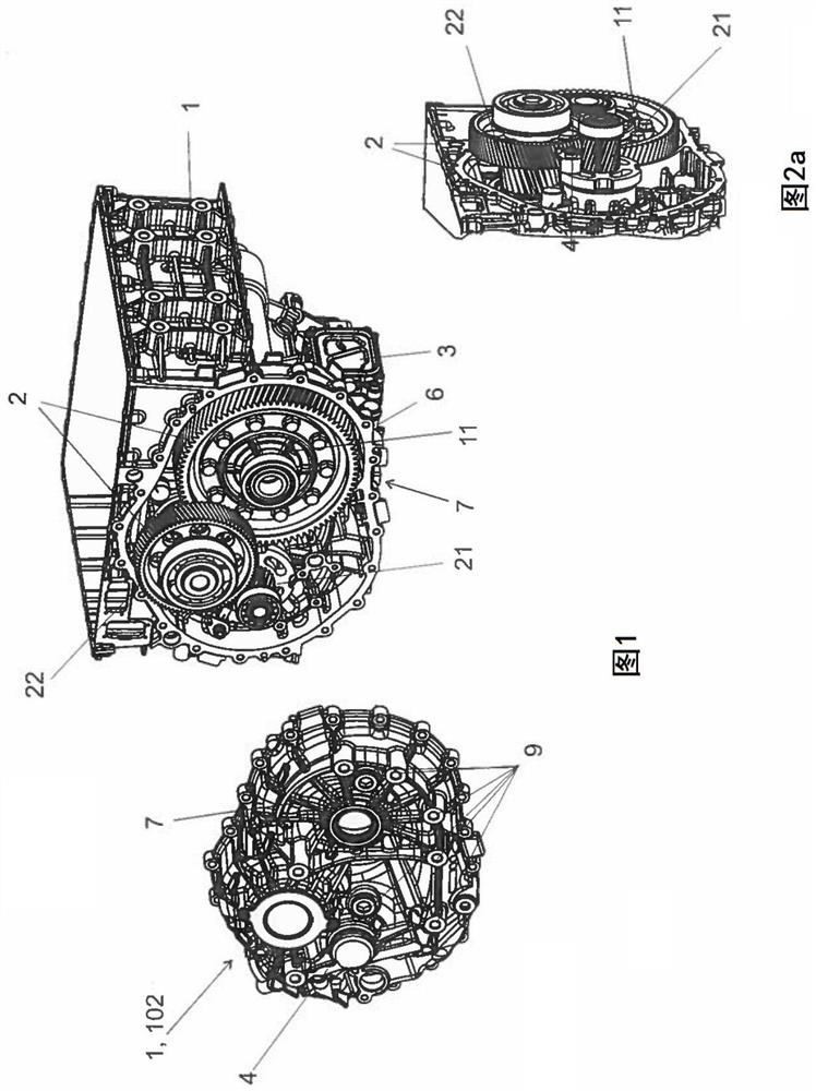 Transmission mechanism for an electric drive device for a motor vehicle, drive device and motor vehicle