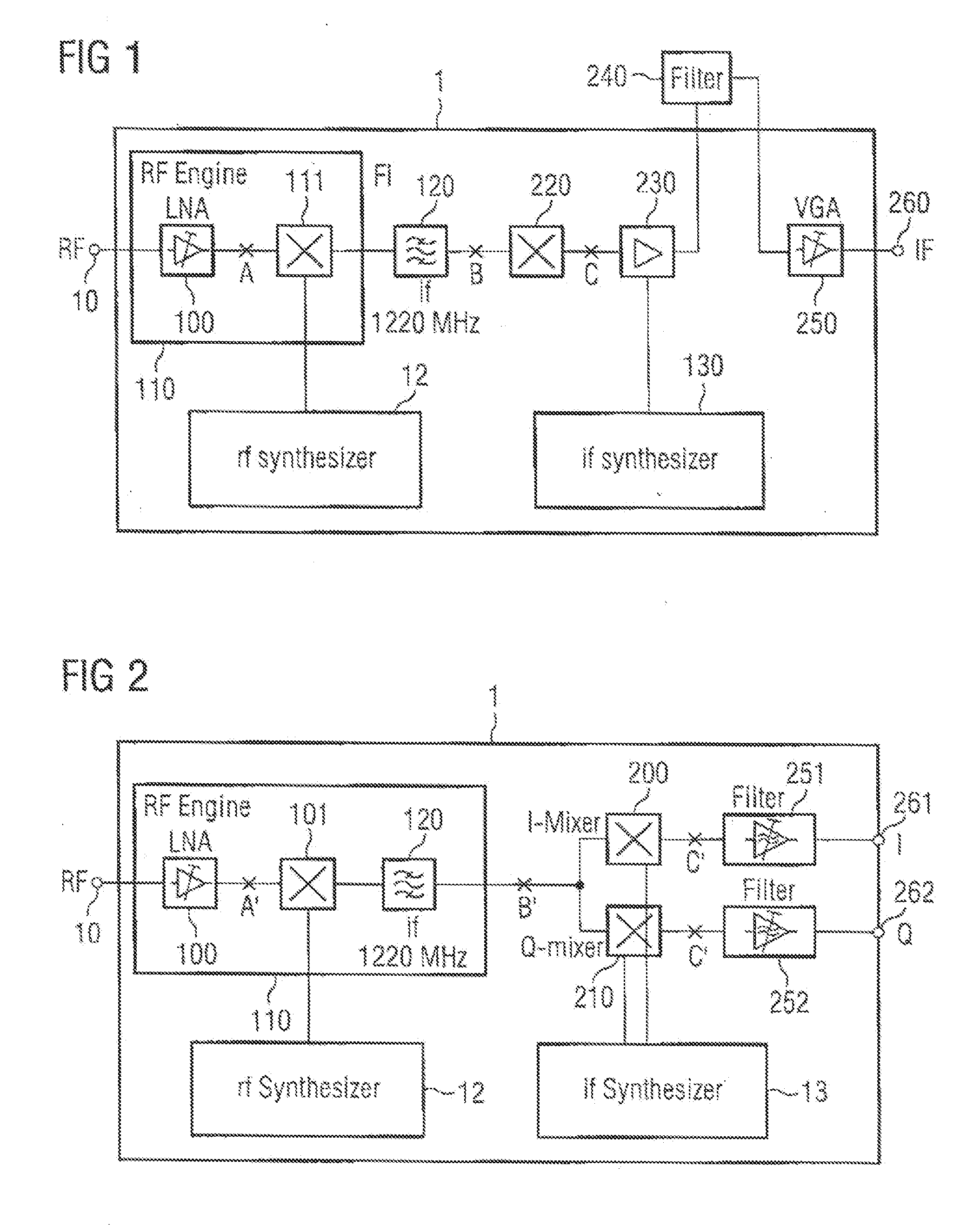 Receiver, tuner and method of processing a television signal