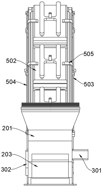 Building material conveying device