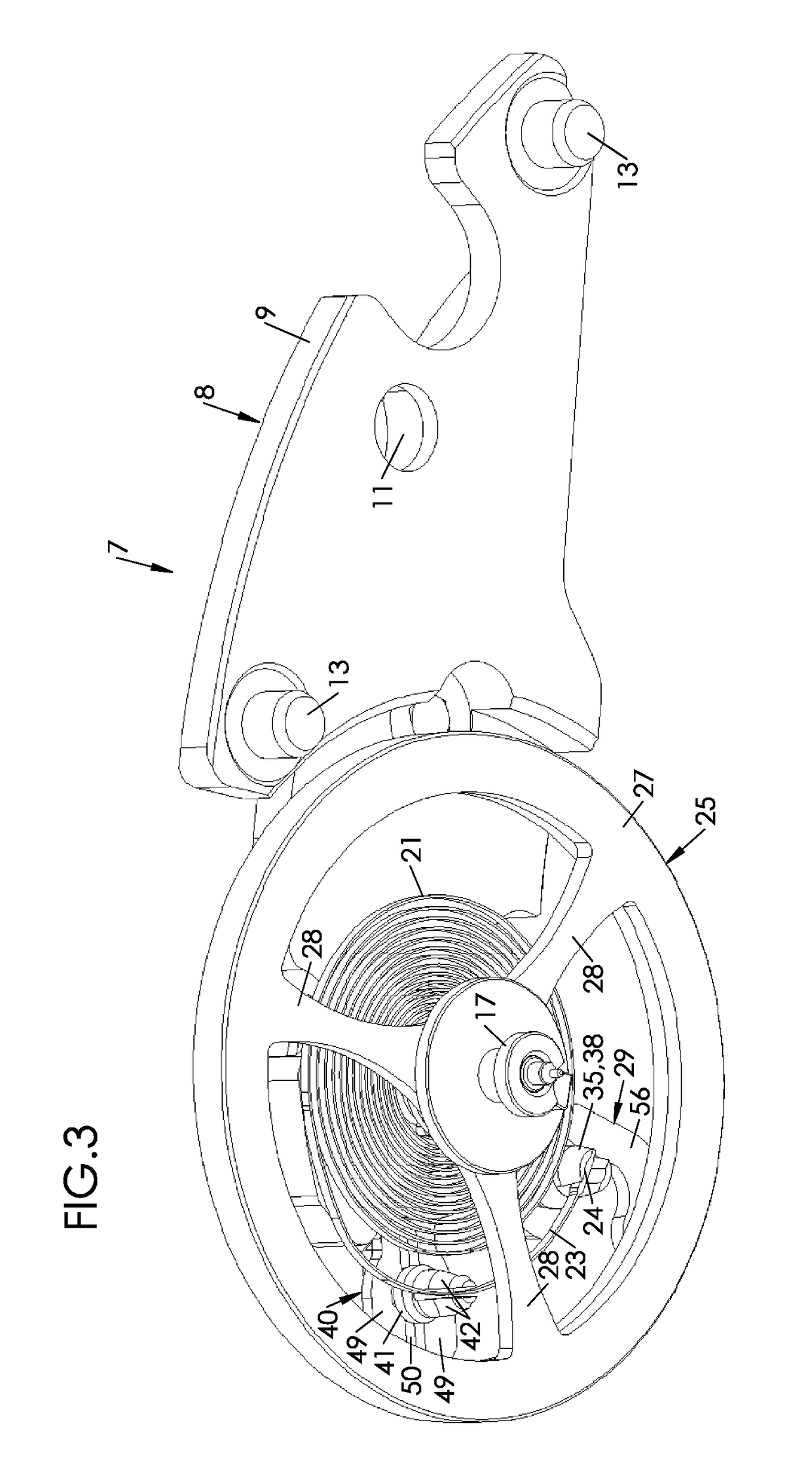 Balance-spring stud-holder for a mechanical timepiece movement