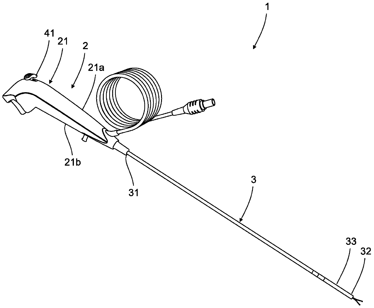 method-for-fixation-of-a-wire-portion-of-an-endoscope-and-endoscope