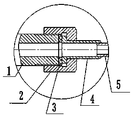 Oxygen buffer device for oxygen cabin