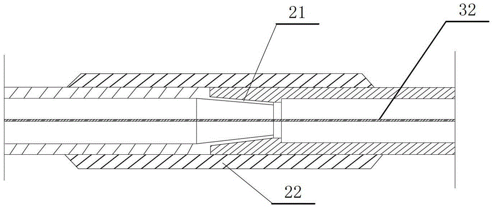 A nitrogen injection device and method for realizing nitrogen injection