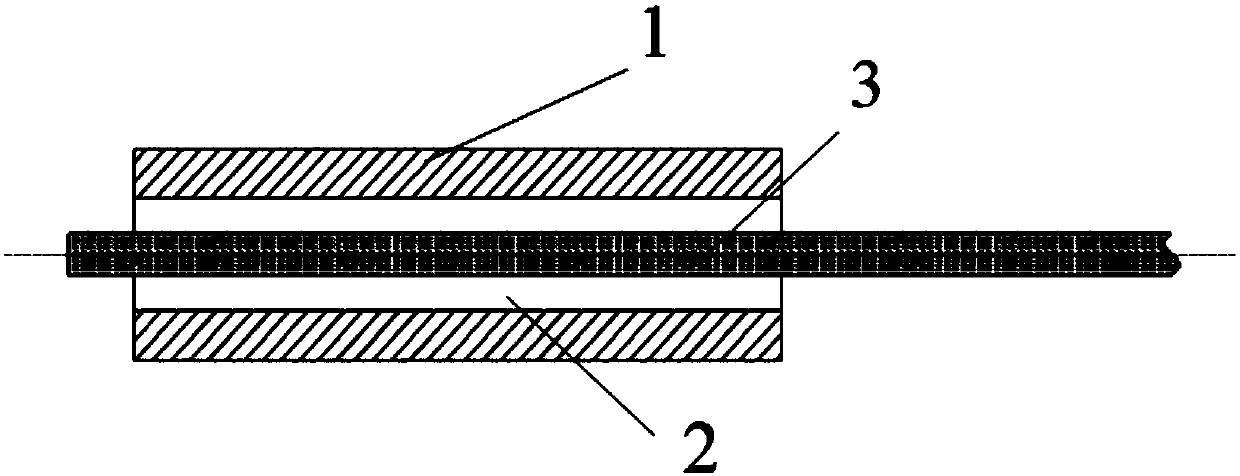 A kind of extruded anchorage and anchoring method of frp tendon